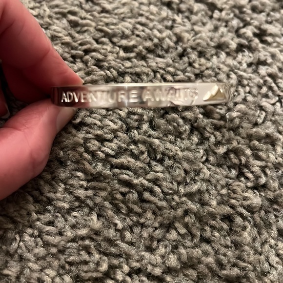 Rustic Cuff Adventure Awaits cuff bracelet - Picture 2 of 6